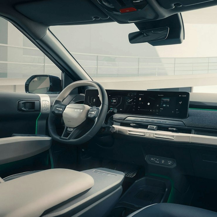 Cockpit des Kia EV3