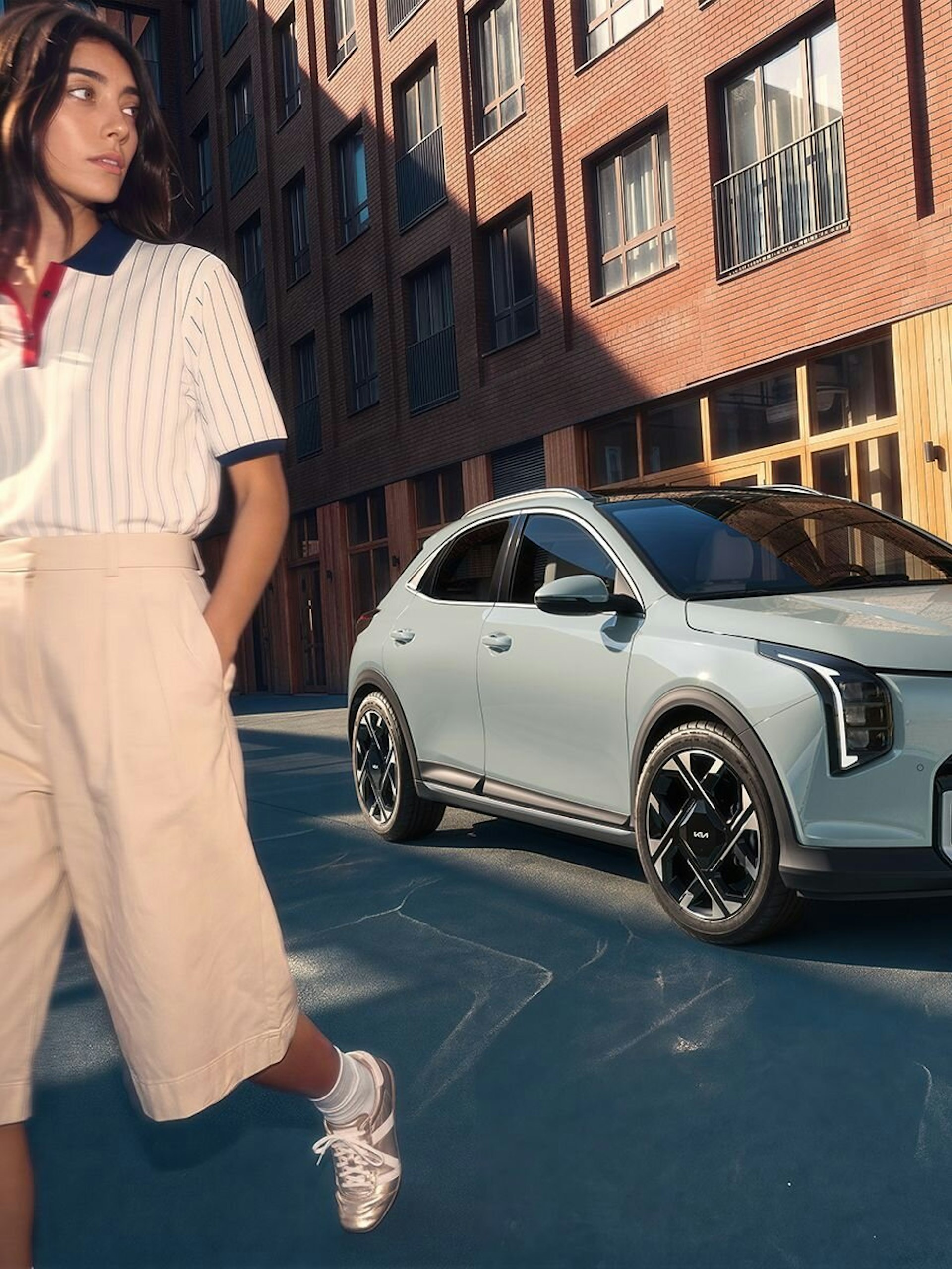 Frontal seitliche Ansicht des Kia XCeed