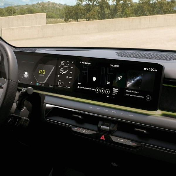 Infotainmentsystem im Kia EV9 GT