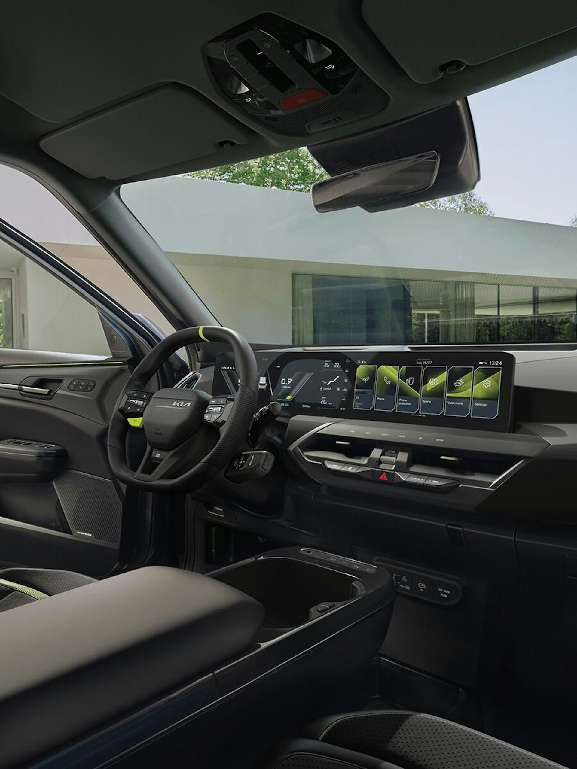 Interieur des Kia EV5 GT