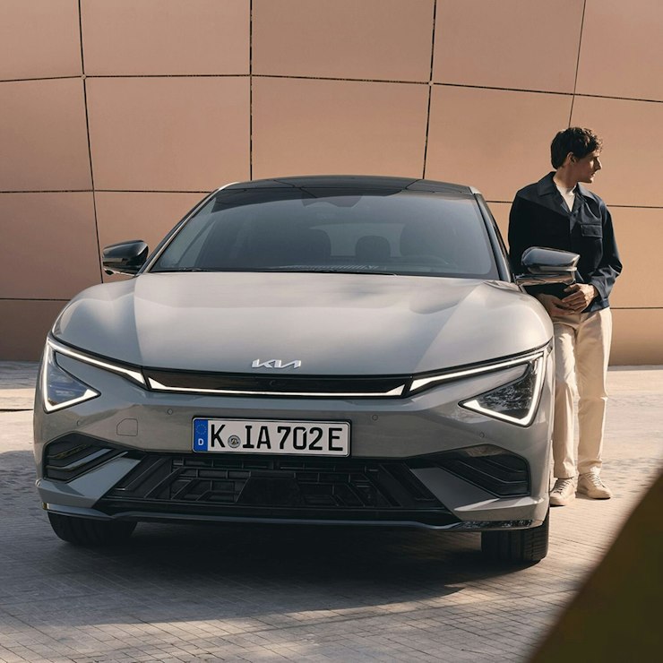 Die Front des Kia EV6
