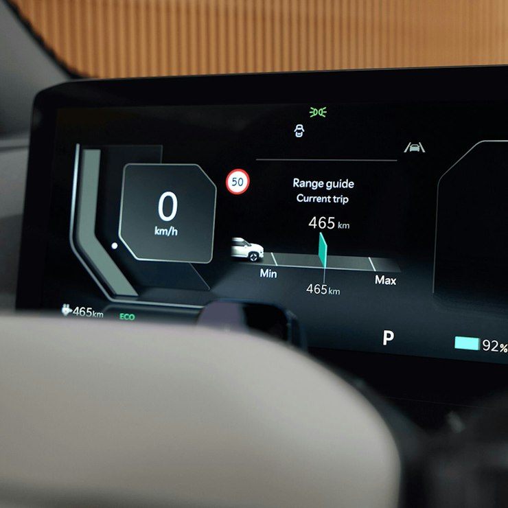 Display des Kia EV5