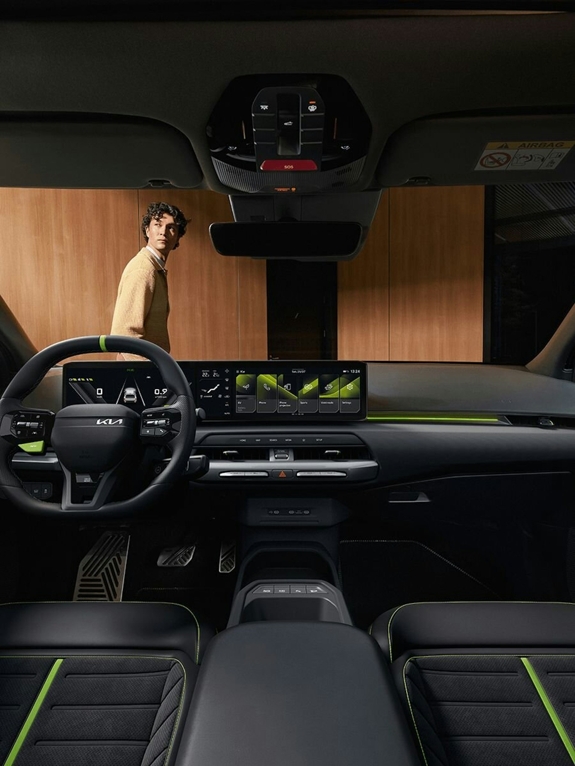 Cockpit des Kia EV4 GT