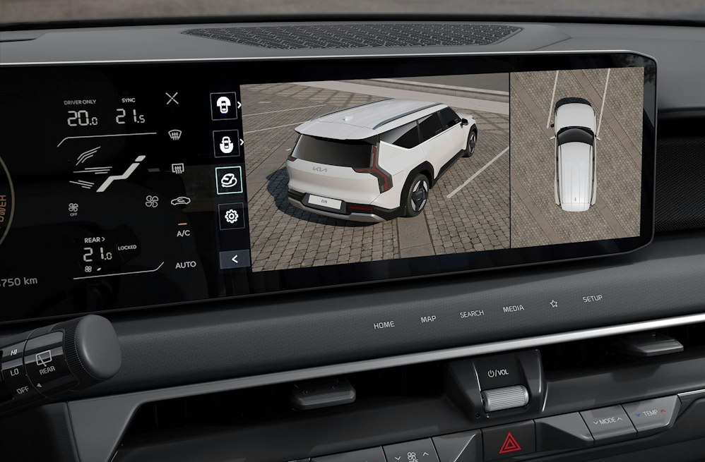 Display des Kia EV9