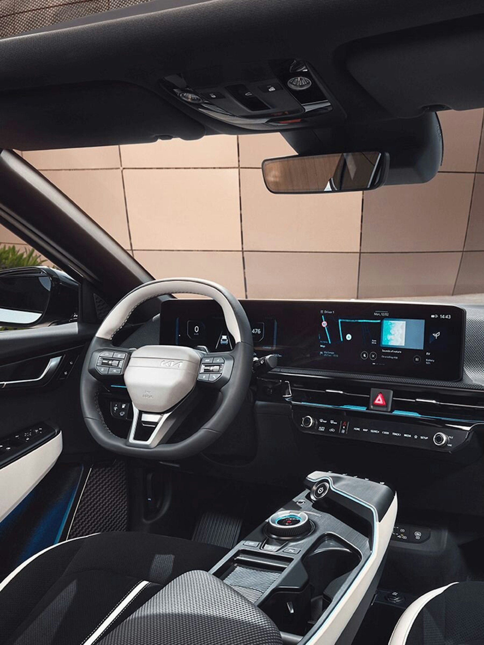 Das Cockpit des Kia EV6