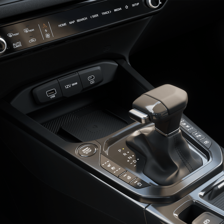 Induktive Ladestation im Kia XCeed