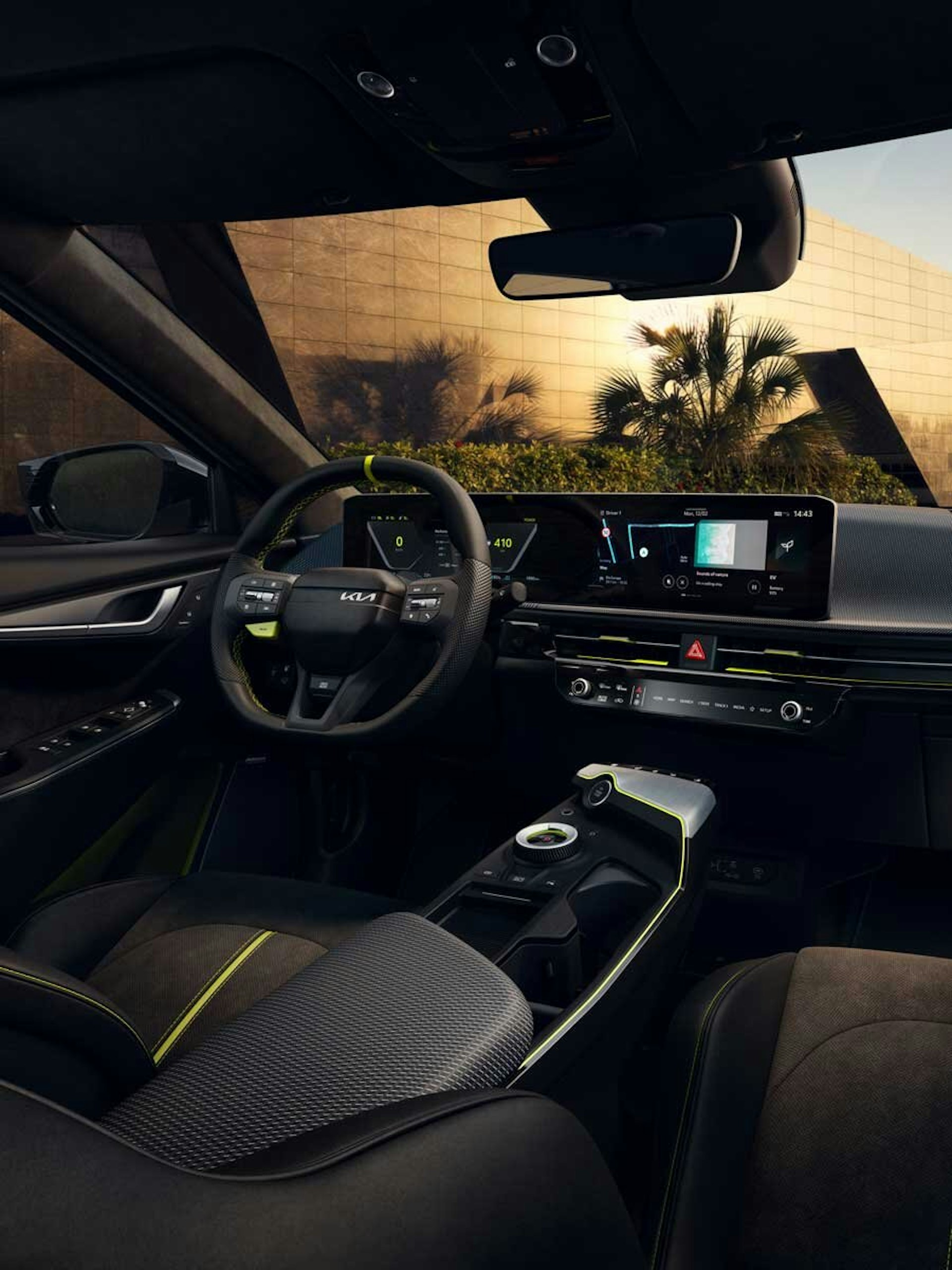 Das Cockpit des Kia EV6