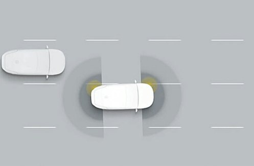 Grafik Aktiver Totwinkelassistent (BCA)