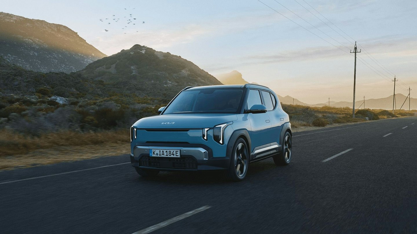 Kia EV2 auf der Strasse