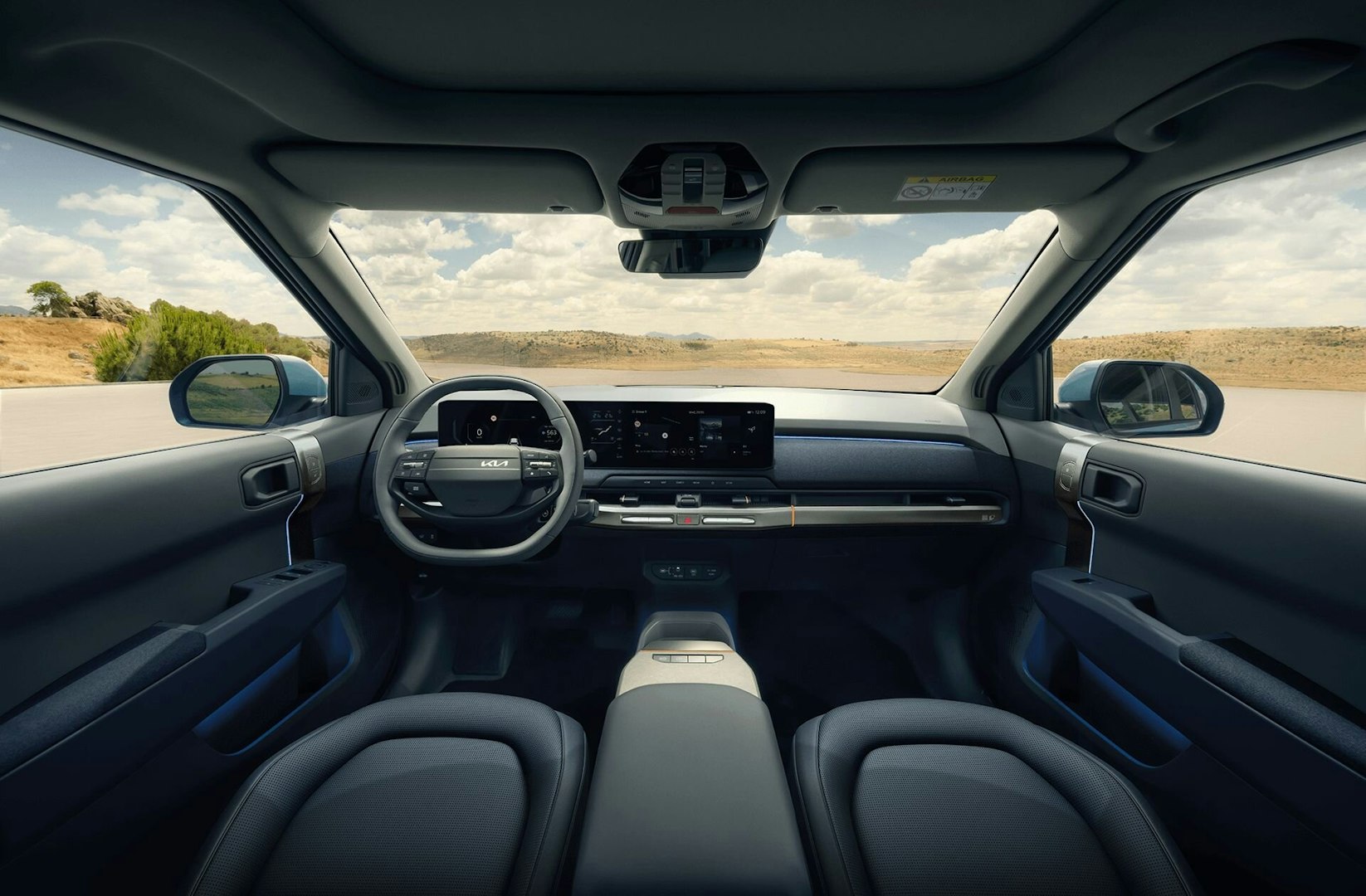 Cockpit des Kia EV3