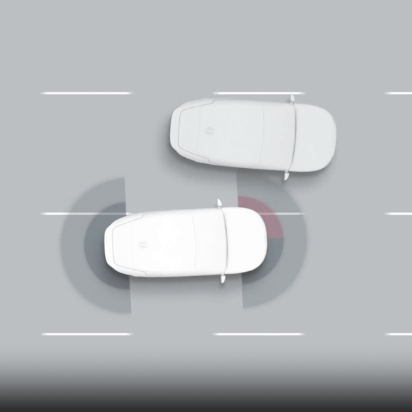 Spurwechselassistent (Blind-Spot Collision-Avoidance Assist, BCA)