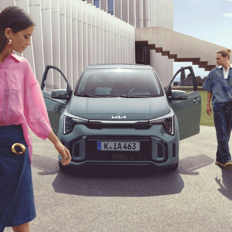Frontansicht des Kia Picanto
