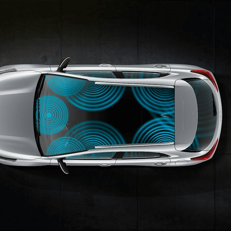 Verteilung des Soundsystems im Kia XCeed