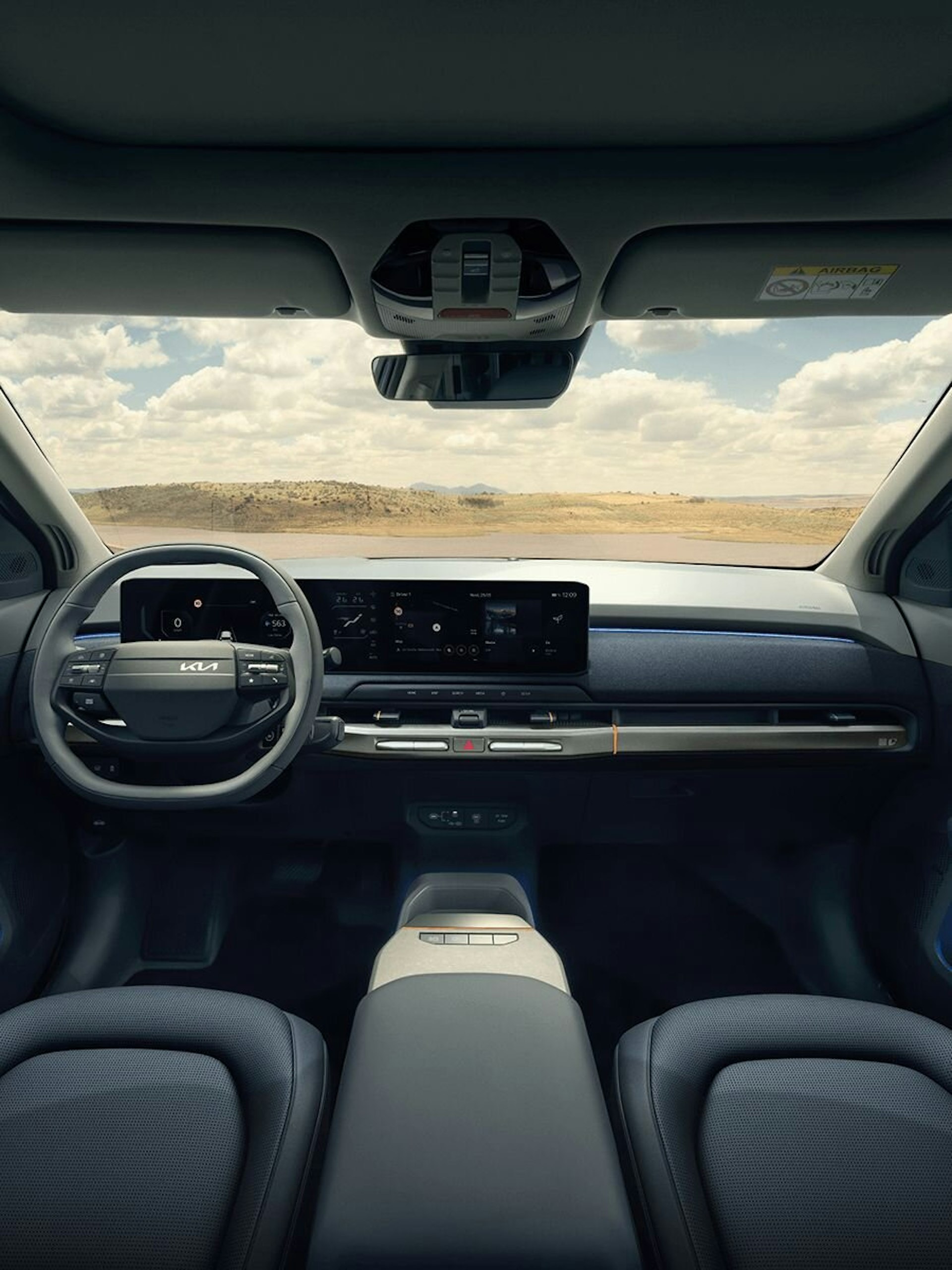 Cockpit des Kia EV3