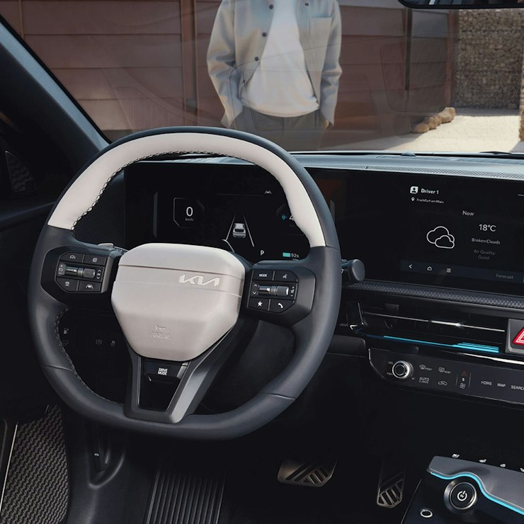 Cockpit des Kia EV6
