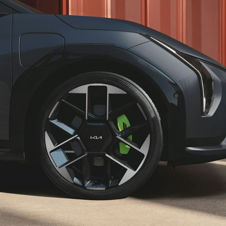 Die Felgen des Kia EV4 GT