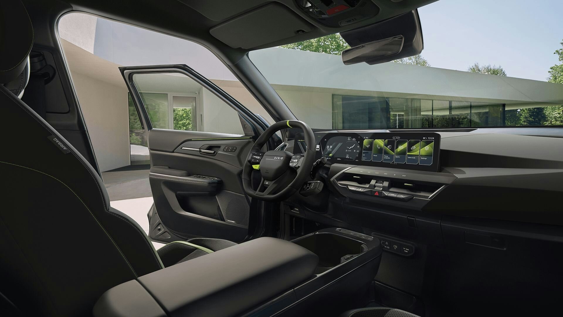 Interieur des Kia EV5 GT