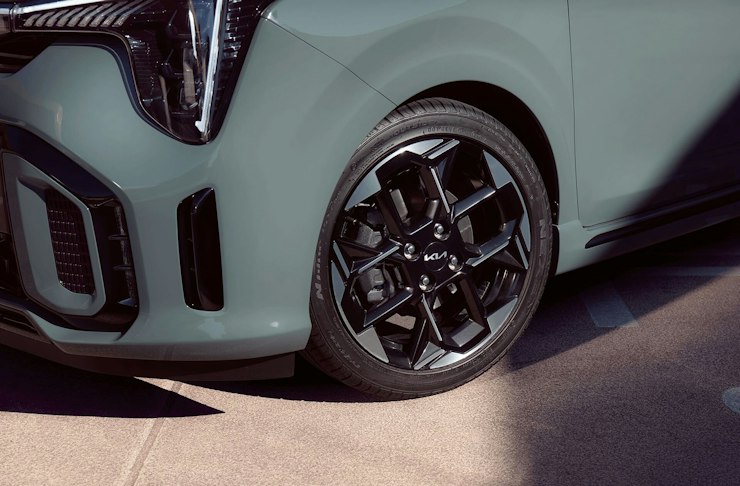 Die neuen Felgen des Kia Picanto