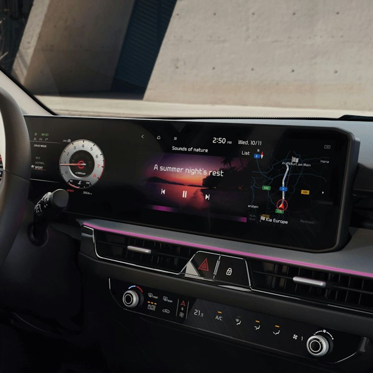 Display des neuen Kia Stonic