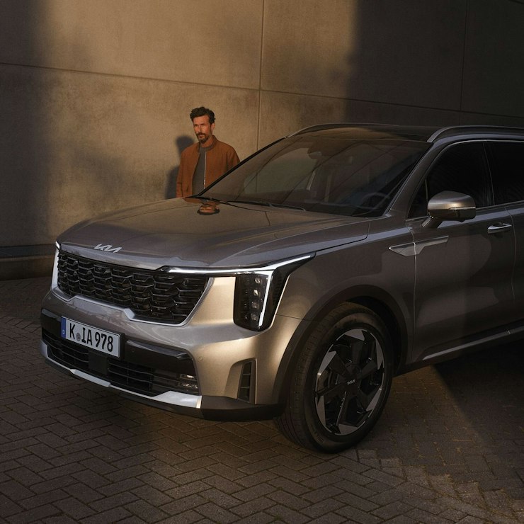 Die Front des neuen Kia Sorento