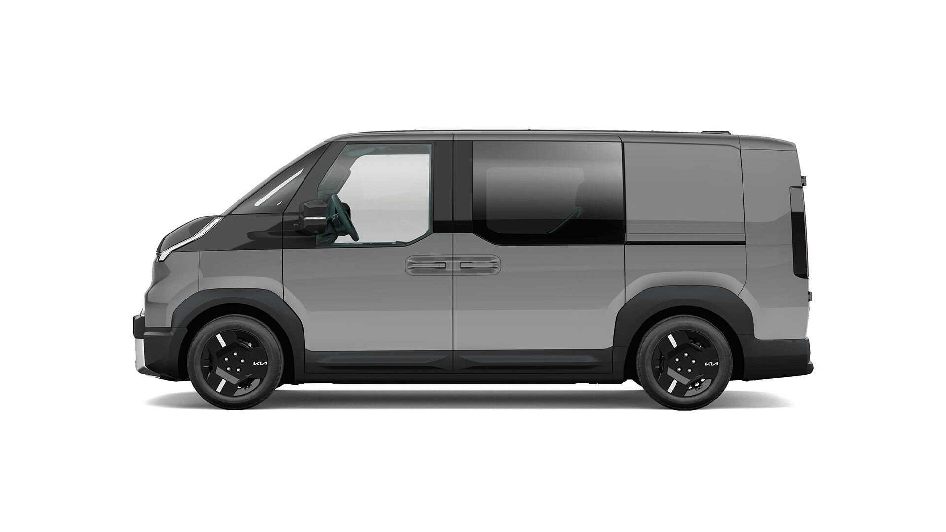 Seitenansicht des Kia PV5 Crew Van