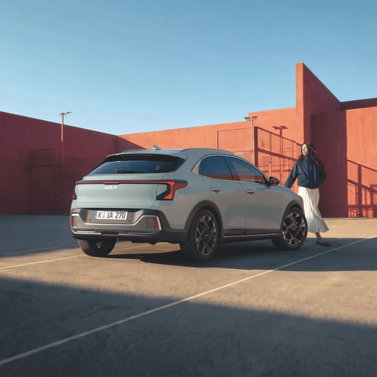 Heckansicht des Kia XCeed